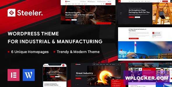 Steeler v3.0 - Industrial & Manufacturing WordPress Theme