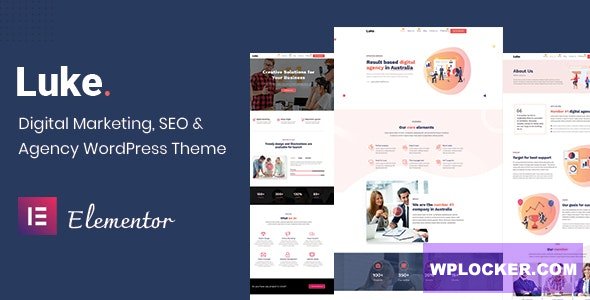 Luke v2.0 - Digital Marketing and SEO WordPress Theme