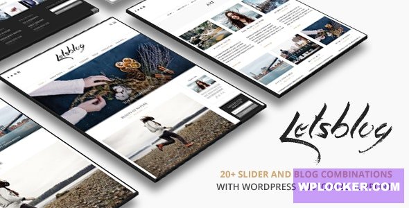 Lets Blog v3.4.2 - WordPress Theme