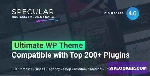 Specular v4.2.8 - Business WordPress Multi-Purpose