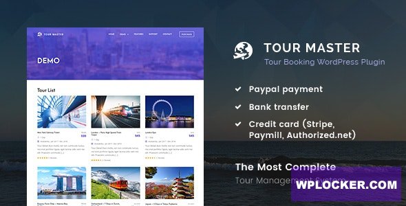 Tour Master v5.2.5 - Tour Booking, Travel, Hotel