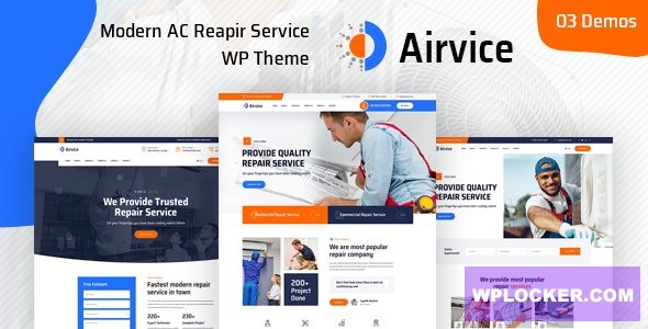 Airvice v1.1.6 - AC Repair Services WordPress Theme