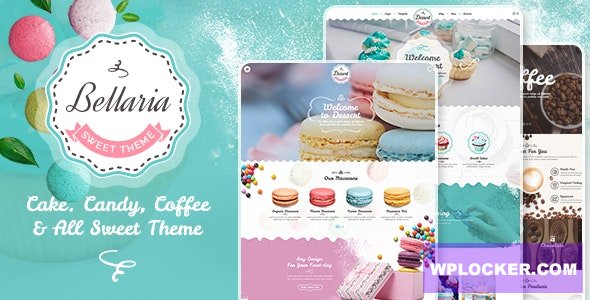 Bellaria v1.1.5 - a Delicious Cakes and Bakery WordPress Theme