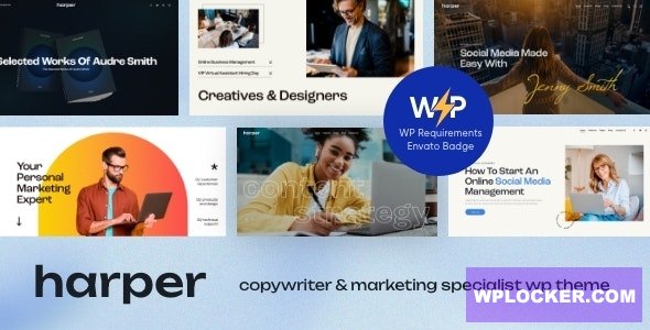 Harper v1.0 - Copywriter & Marketing Specialist WordPress Theme
