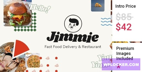 Jimmie v1.0 - Fast Food Delivery and Restaurant Theme