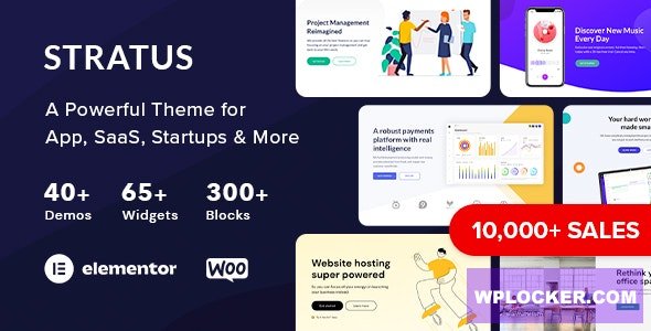 Stratus v4.2.4 - App, SaaS & Software Startup Tech Theme