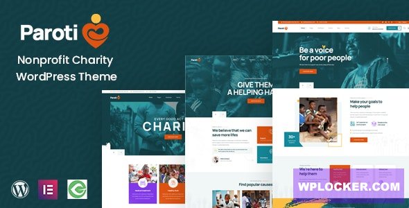 Paroti v1.1.1 - Nonprofit Charity WordPress Theme