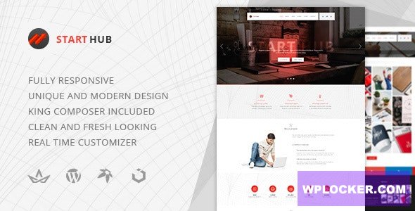 StartHub v1.0.1 - Clean Multipurpose Business WordPress Theme