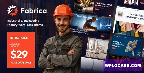 Fabrica v1.0 - Industrial & Engineering Factory WordPress Theme