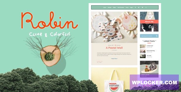 Robin v7.0.6 - Cute & Colorful Blog Theme