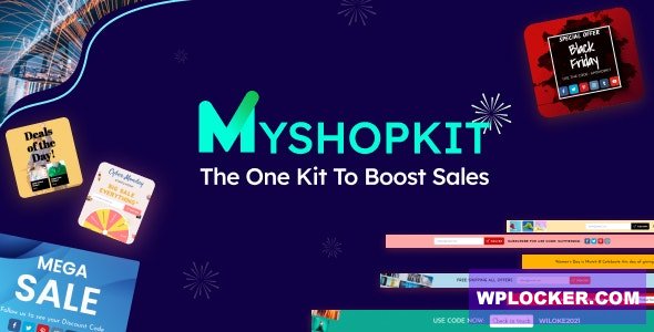 MyShopKit v1.0.5 - WooCommerce Coupon Popup, SmartBar, Slide In