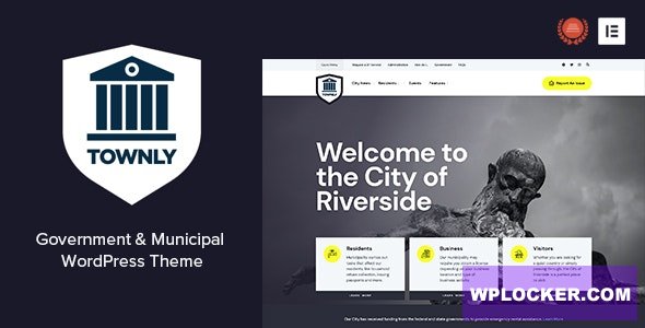 Townly v1.1 - Government & Municipal WordPress Theme