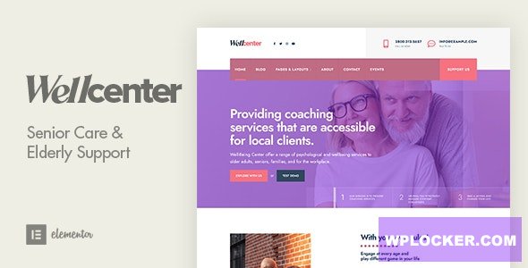 Wellcenter v1.3 - Senior Care & Support WordPress Theme