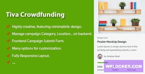 Tiva Crowdfunding v2.0 - Wordpress Crowdfunding System