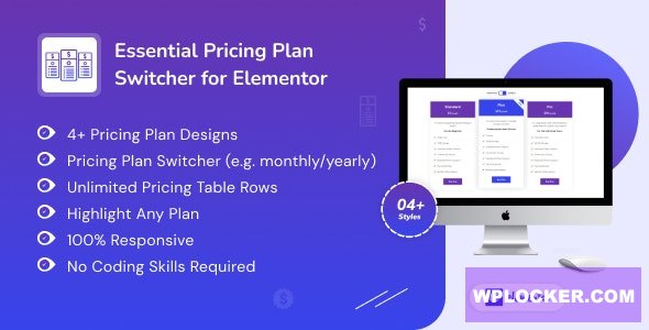 Essential Pricing Plan Switcher for Elementor v1.0