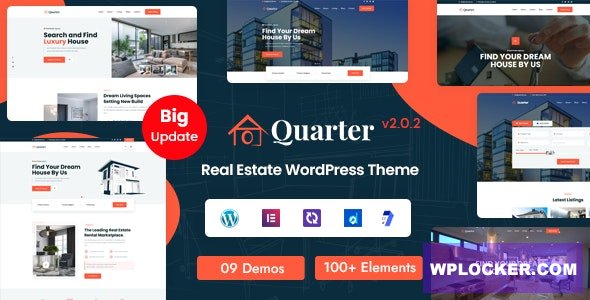Quarter v2.0.2 - Real Estate WordPress Theme