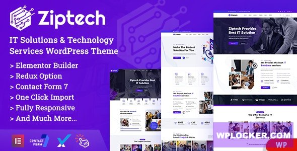 Ziptech v1.0 - IT Solutions Technology WordPress Theme