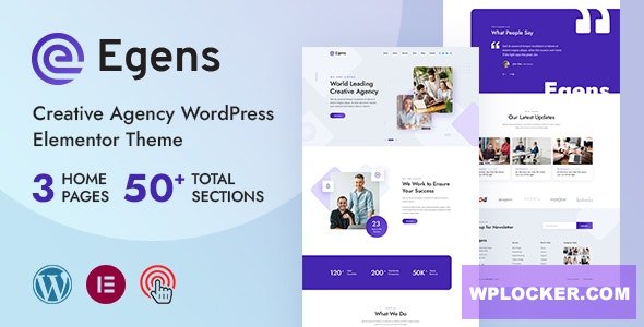 Egens v1.0 - Creative Agency WordPress Theme