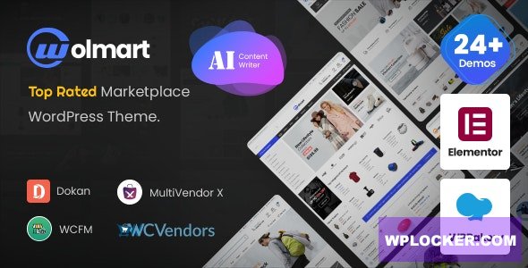 Wolmart v1.3.0 - Multi-Vendor Marketplace WooCommerce Theme