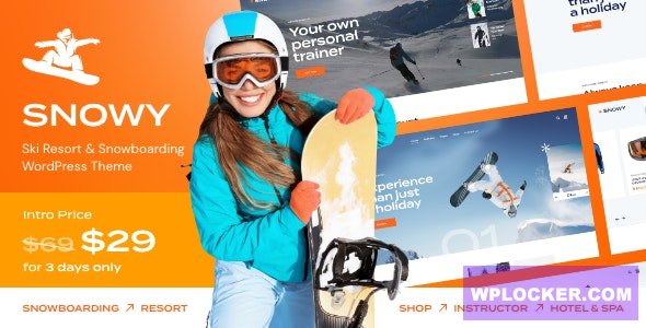Snowy v1.0.0 - Ski Resort & Snowboarding WordPress Theme