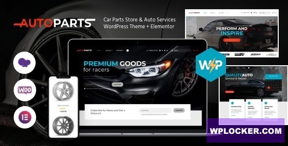 Autoparts v1.5.8 - Car Parts Store & Auto Services WordPress Theme + Elementor