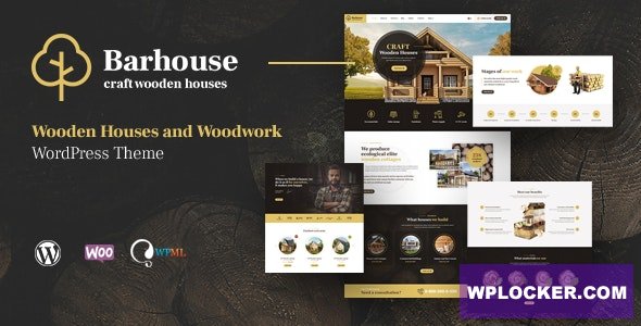 Barhouse v1.1.6 - Wooden House Construction and Woodworks WordPress Theme