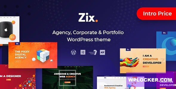 Zix v1.1.2 - Digital Agency & MultiPurpose WordPress Theme