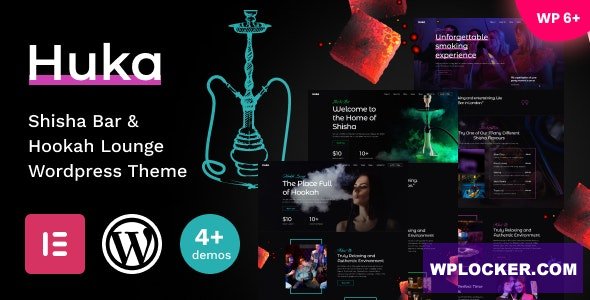 Huka v1.04 - Shisha Bar & Hookah Lounge WordPress Theme