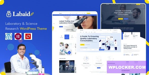 Labaid v1.0.1 - Laboratory & Science Research WordPress Theme