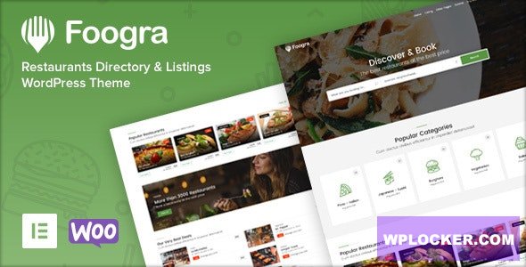 Foogra v1.0.17 - Restaurants Directory & Listings WordPress Theme