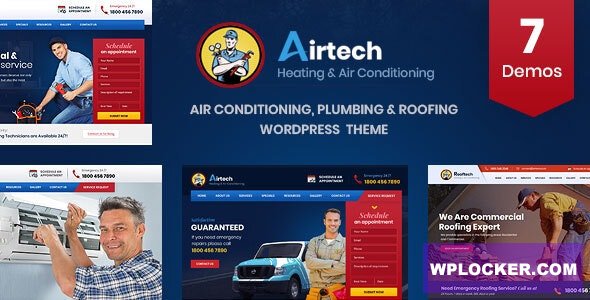 Airtech v3.4 - Plumber HVAC and Repair theme