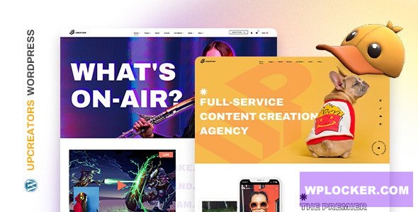 UpCreators v1.0 - Digital Creators WordPress Theme