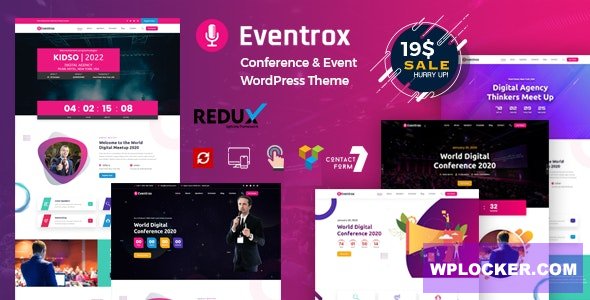 Eventrox v1.0 - Conference and Event WordPress Theme