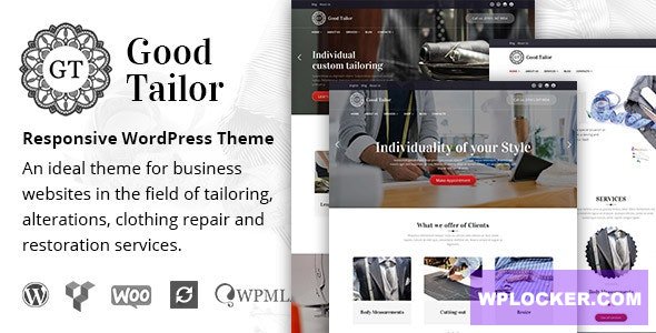 Good Tailor v1.5.13 - Fashion & Tailoring Services WordPress Theme