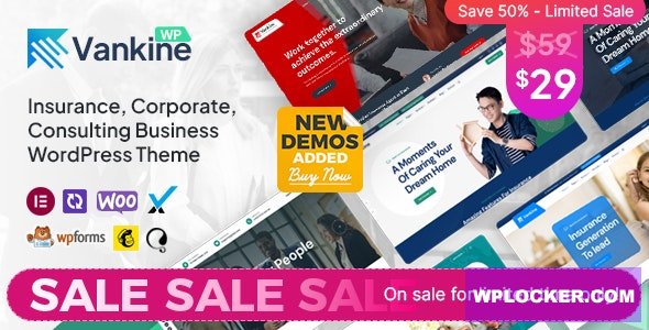 Vankine v1.2.2 - Insurance & Consulting Business WordPress Theme