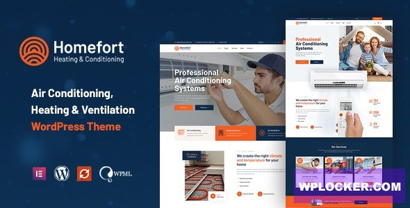 Homefort v1.1.6 - Air Conditioning & Heating WordPress Theme + RTL