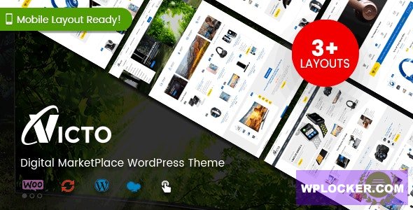 Victo v1.4.16 - Digital MarketPlace WordPress Theme (Mobile Layouts Included)