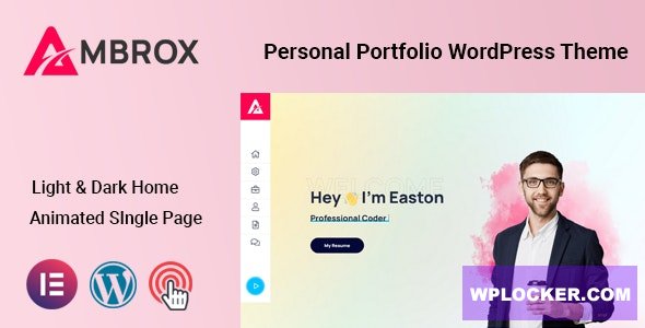 Ambrox v1.0.2 - Personal Portfolio Resume Theme