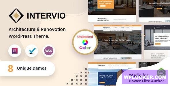 Intervio v2.3 - Interior and Architecture WordPress Theme + RTL