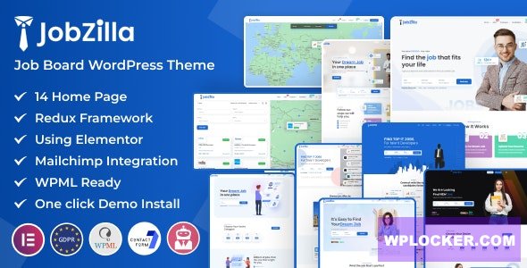 JobZilla v1.6 - Job Board WordPress Theme