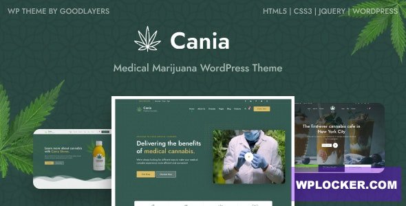 Cania v1.0.3 - Marijuana Medical WordPress