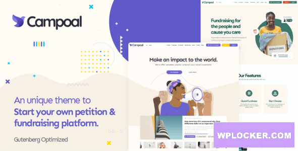 Campoal v2.3.8 - Petition and Fundraising WordPress Theme