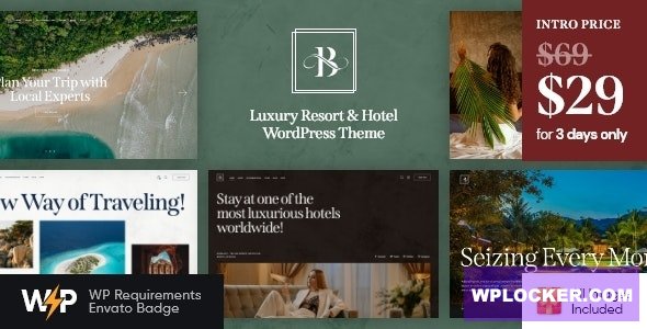 Belicia v1.0 - Luxury Resort & Hotel WordPress Theme