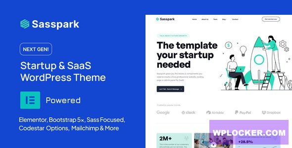 Sasspark - Startup WordPress Theme - 2 August 2023