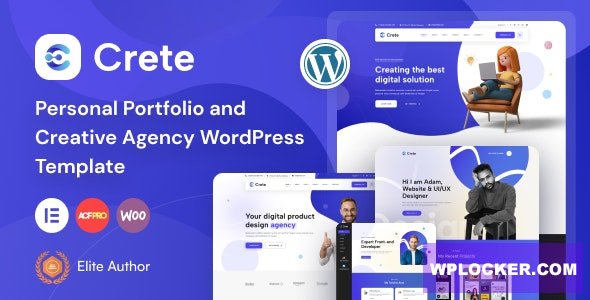 Crete v1.1 - Personal Portfolio and Creative Agency WordPress Theme