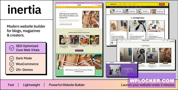 Inertia v1.5.1 - Multipurpose Blog & Magazine WordPress Theme