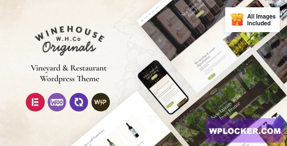 Wine House v3.12 - Vineyard & Restaurant Liquor Store WordPress Theme