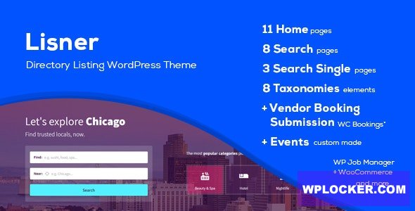 Lisner v1.4.0 - Modern Directory Listing WordPress Theme
