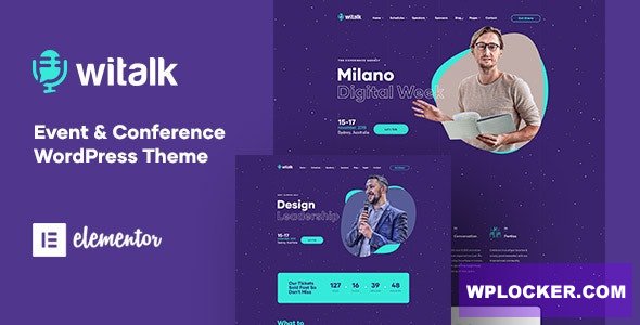 WiTalk v1.0.5 - Event & Conference WordPress Theme