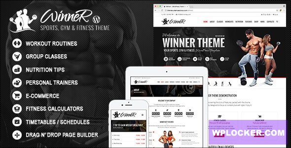 Winner v2.8 - Fitness & Gym WordPress Theme